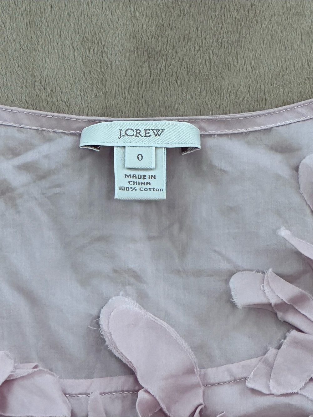 J. Crew Sleeveless Women’s size zero top - Picture 3 of 8